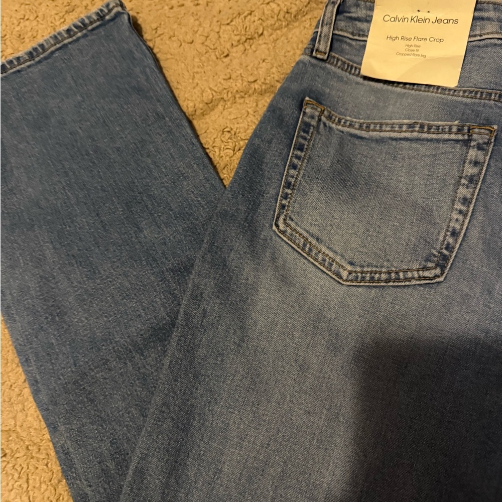 Calvin Klein Men's Light Blue Straight Jeans